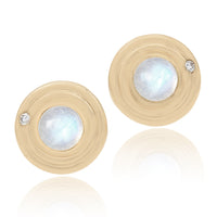Gauthier Moonstone and Diamond Accent Earrings
