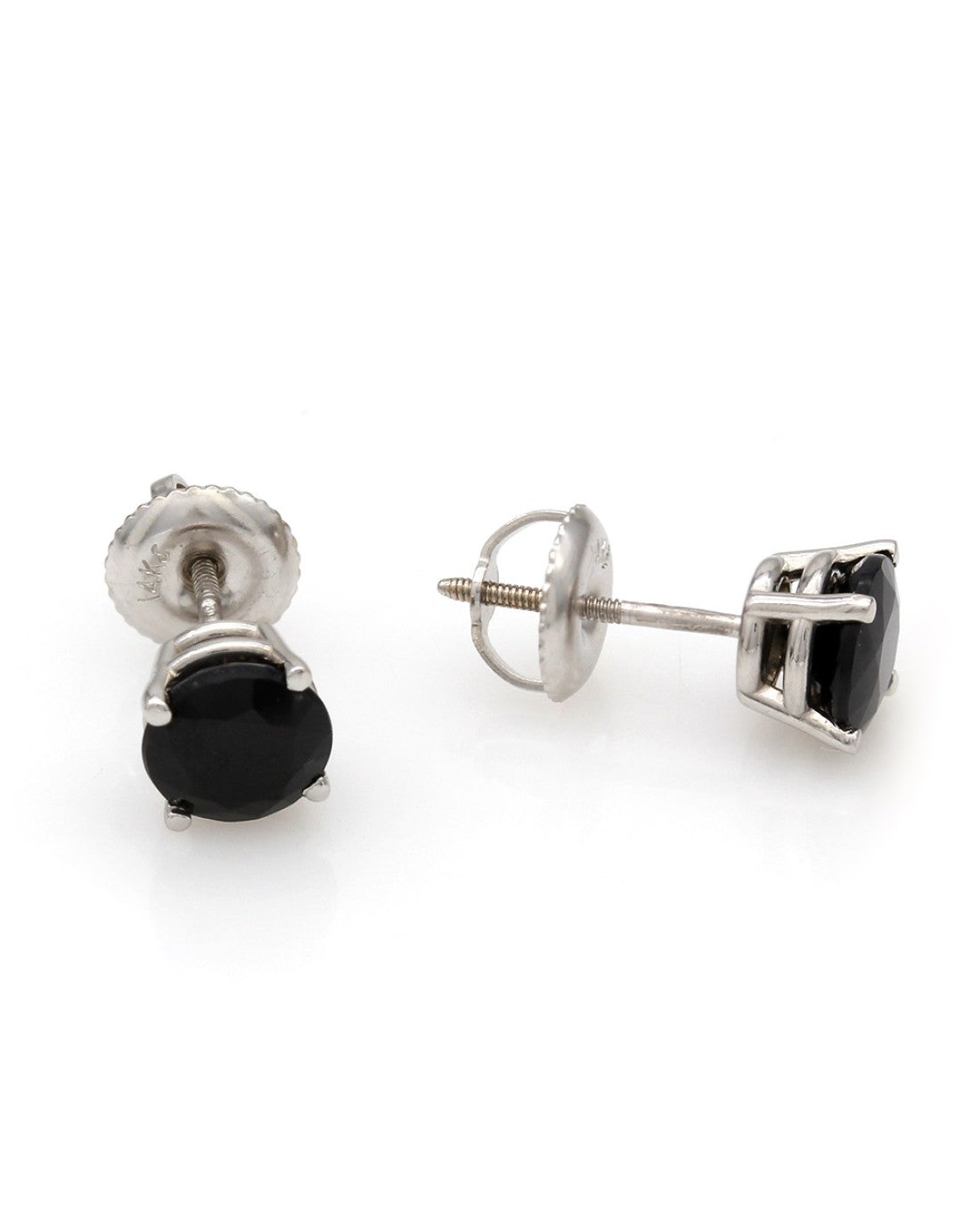 Sapphire Screwback Stud Earrings
