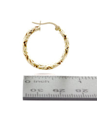 Byantine Earrings in Gold