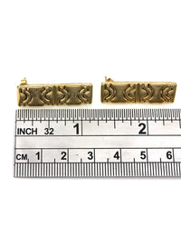 Hour Glass Motif Frop Earrings