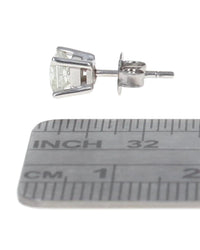 Princess Cut Diamond Stud Earrings