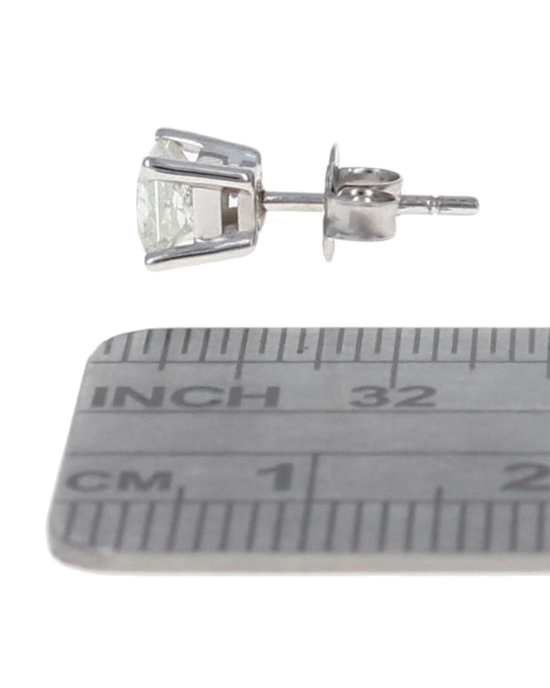 Princess Cut Diamond Stud Earrings