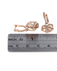 Bellarri Mother of Pearl Diamond Wrap Drop Earrings