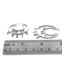 Diamond Dual Inside Outside Hoop Earrings