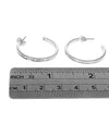 1837 Medium Hoop Earrings in Sterling Silver