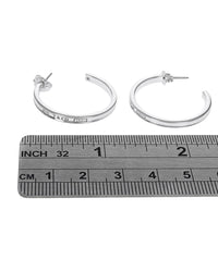 1837 Medium Hoop Earrings in Sterling Silver