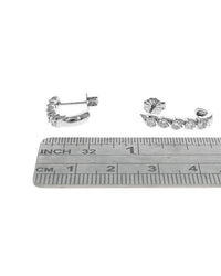 Diamond S Motif J Earrings