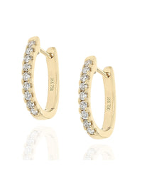 Diamond Earring Tops in Yellow Gold