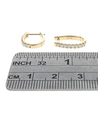 Diamond Earring Tops in Yellow Gold