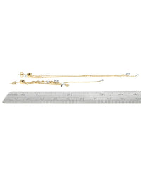 2 Tone Diamond Cut Bad Dangle Earrings
