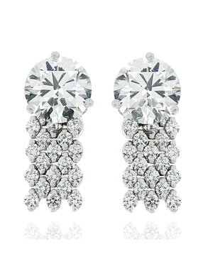 5 Row Diamond Earring Jackets