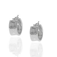 Tiffany & Co. 1837 Concave Earrings in Silver