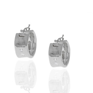 Tiffany & Co. 1837 Concave Earrings in Silver