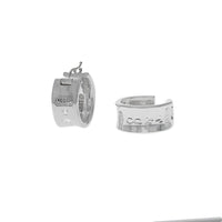 Tiffany & Co. 1837 Concave Earrings in Silver