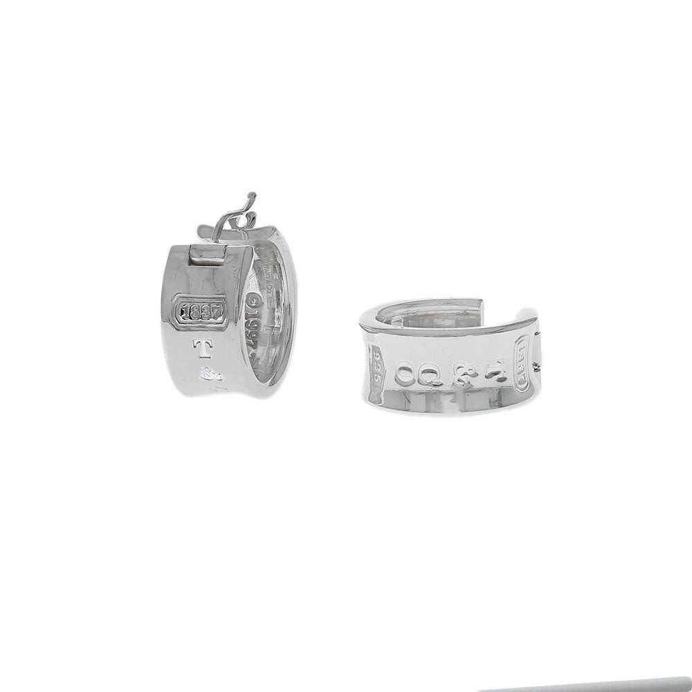 Tiffany & Co. 1837 Concave Earrings in Silver