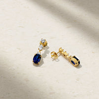 Medley Sapphire and Diamond Earrings