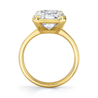 Asscher Cut Diamond Ring