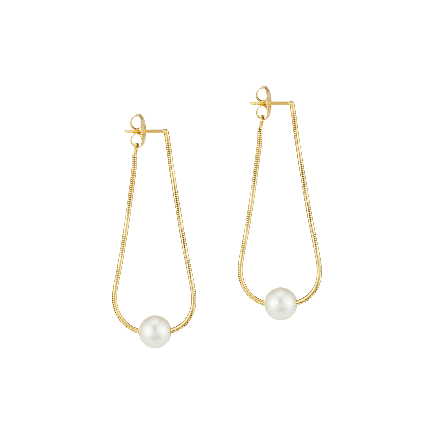 Akoya Pearl Silk Earrings