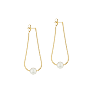 Akoya Pearl Silk Earrings