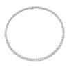 Graduated Radiant Cut Diamond Necklace