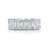 Emerald Cut Diamond Eternity Band