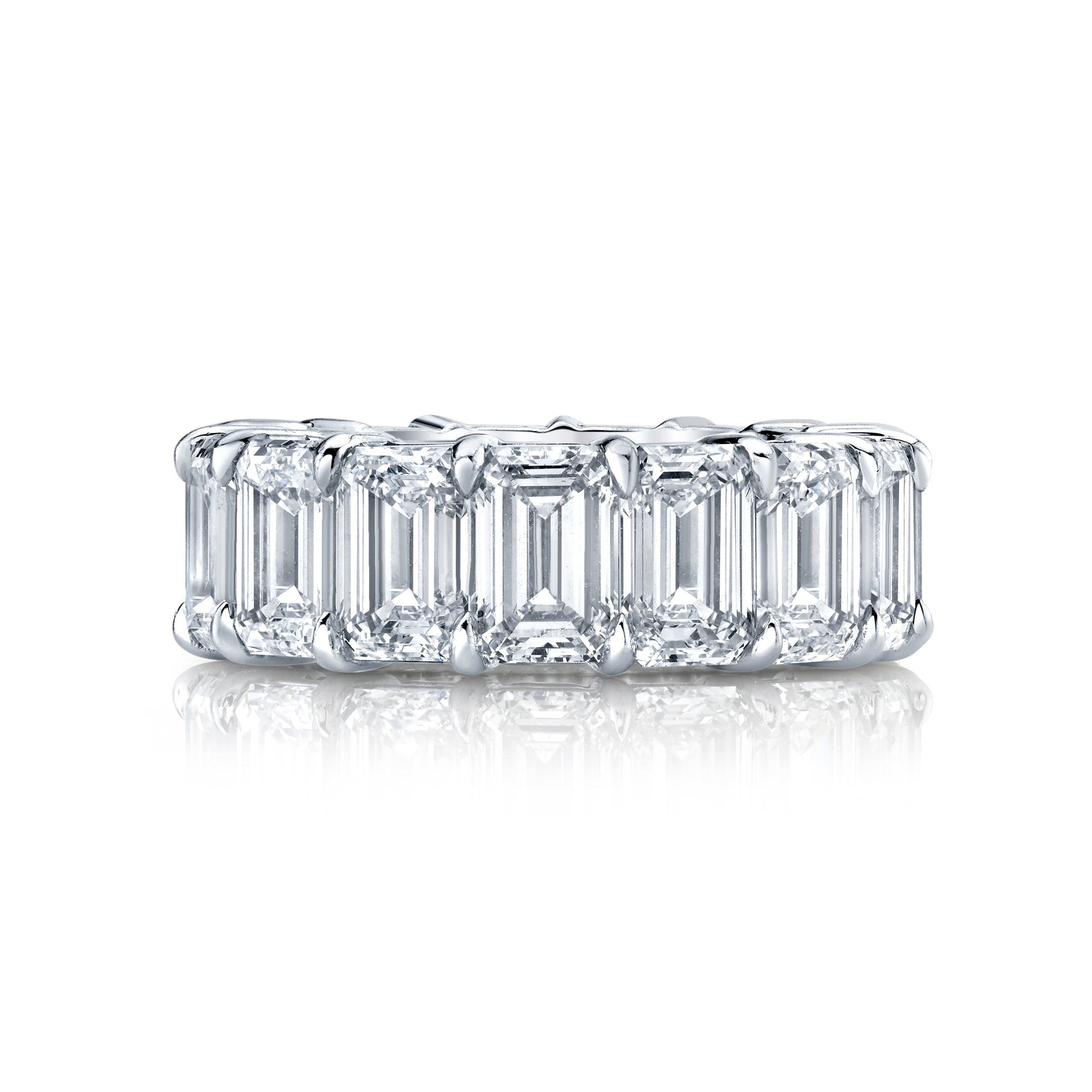 Emerald Cut Diamond Eternity Band