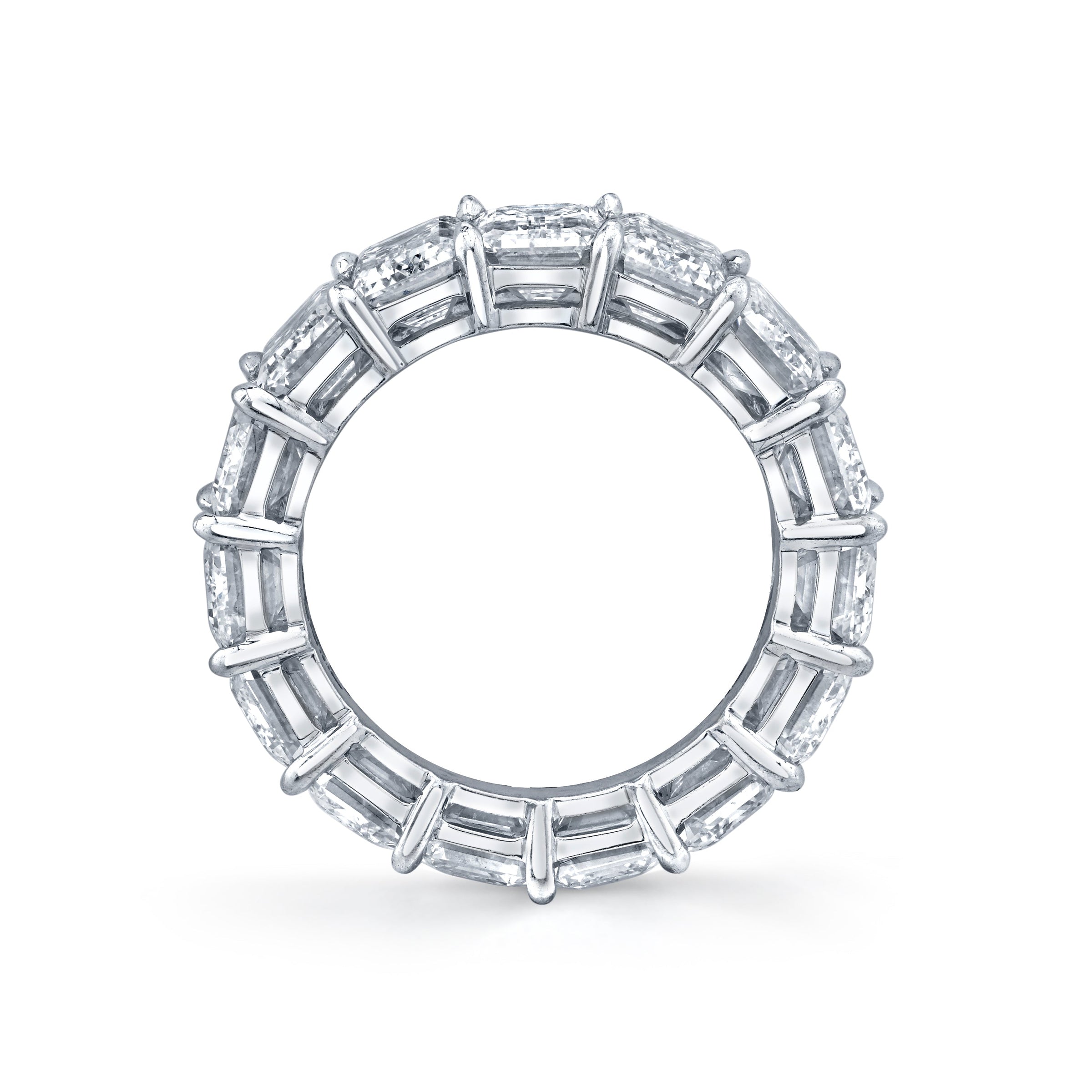 Emerald Cut Diamond Eternity Band