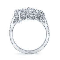 Floret Pavé Cocktail Ring