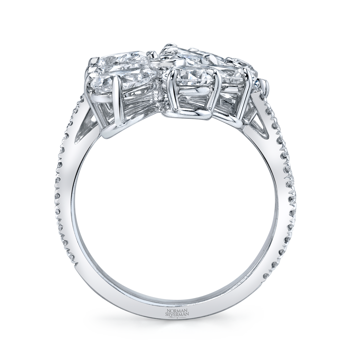 Floret Pavé Cocktail Ring