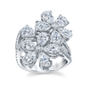 Floret Pavé Cocktail Ring