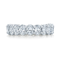 Oval Diamond Eternity Band