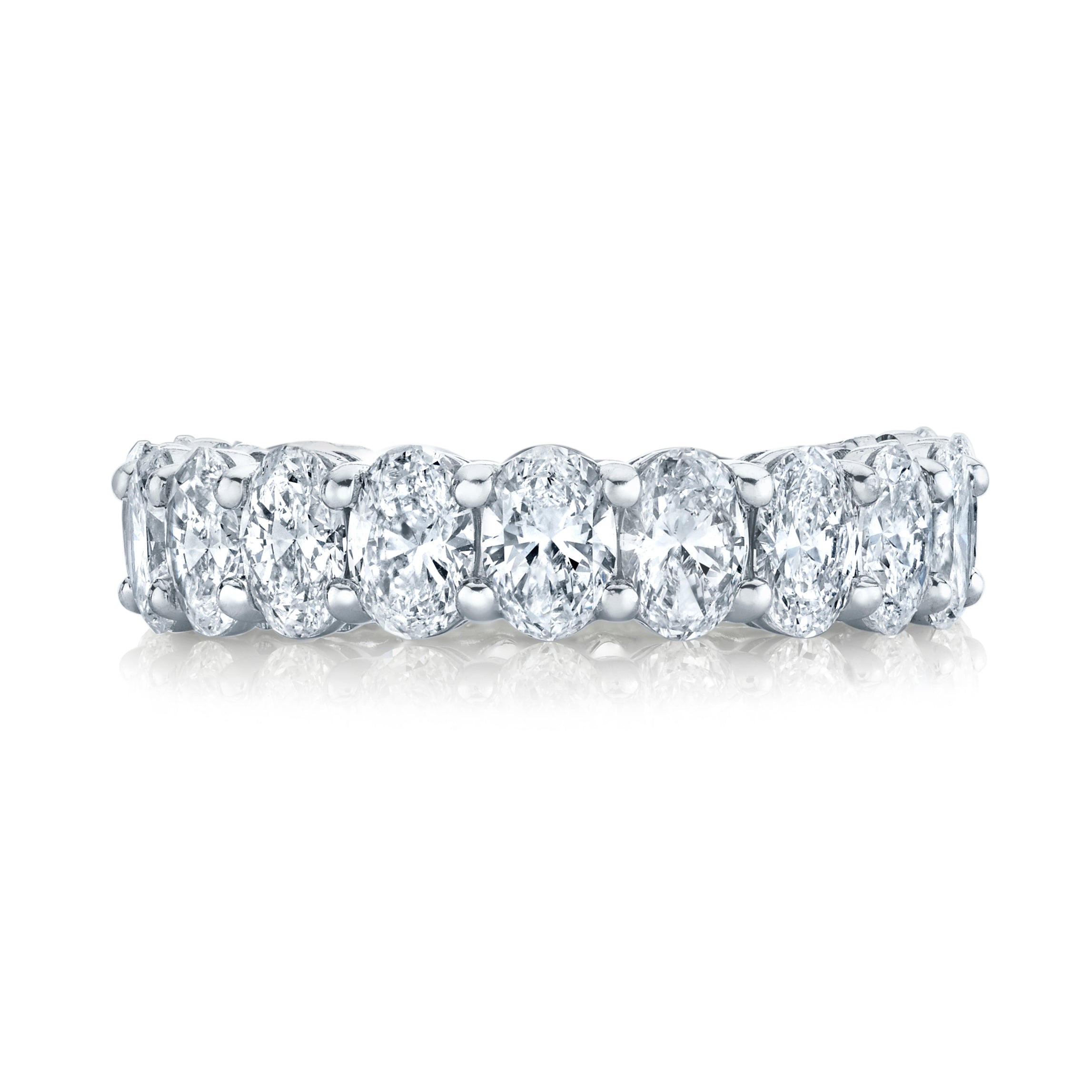 Oval Diamond Eternity Band