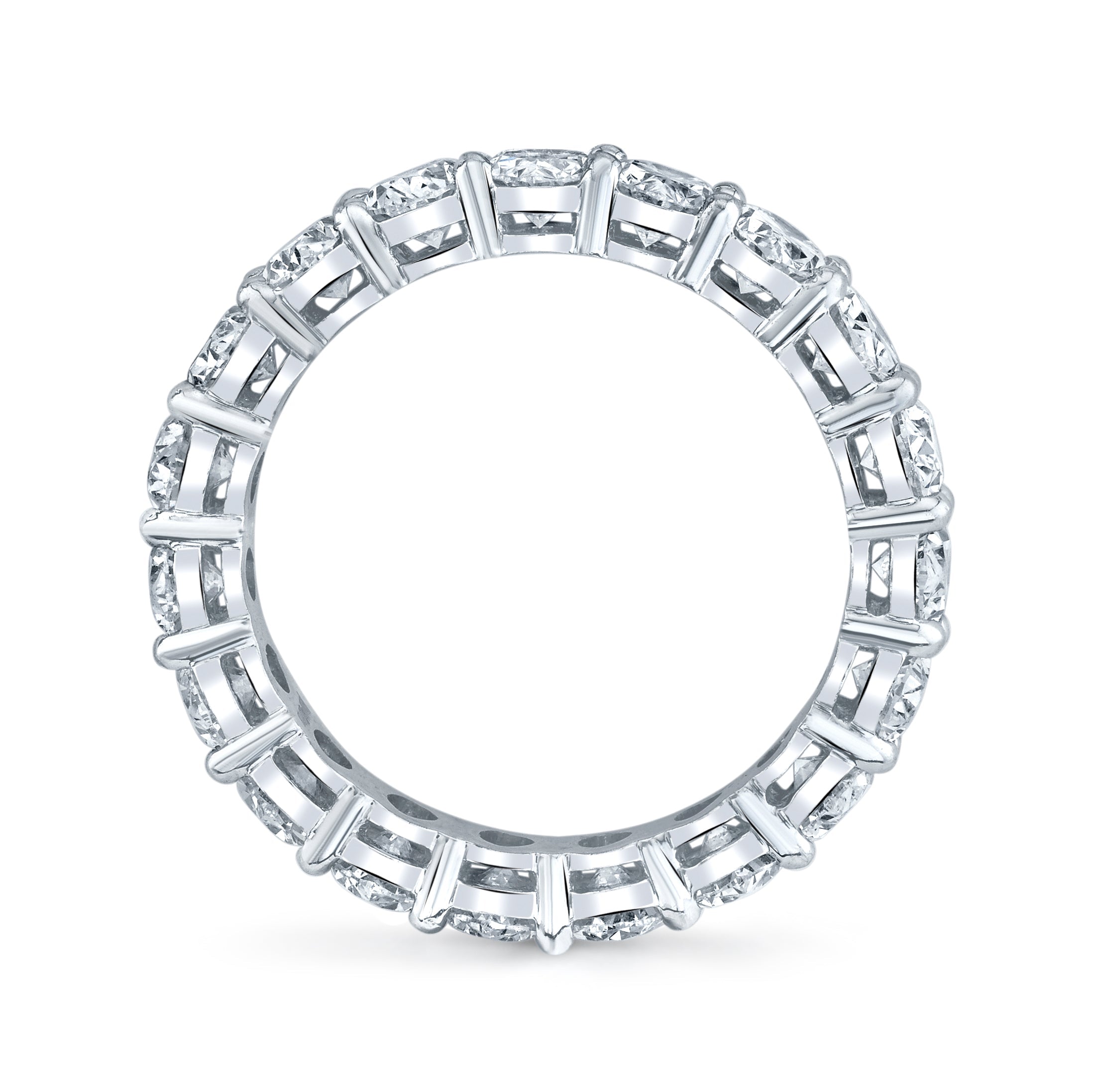 Oval Diamond Eternity Band