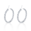 Signature Emerald Cut Diamond Hoops