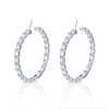 Signature Emerald Cut Diamond Hoops