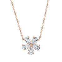 Petite Pear Shape Floret Pendant