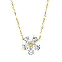 Petite Pear Shape Floret Pendant