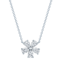 Petite Pear Shape Floret Pendant