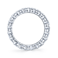 Emerald Cut Diamond Eternity Band