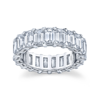 Emerald Cut Diamond Eternity Band