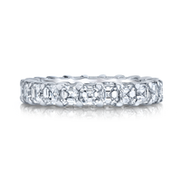 Asscher Diamond Eternity Band
