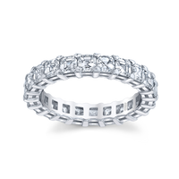 Asscher Diamond Eternity Band