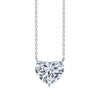 Platinum Heart Diamond Pendant