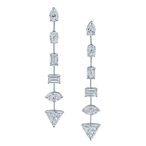 Mixed Shape Drop Earrings