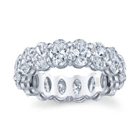 Oval Diamond Eternity Band