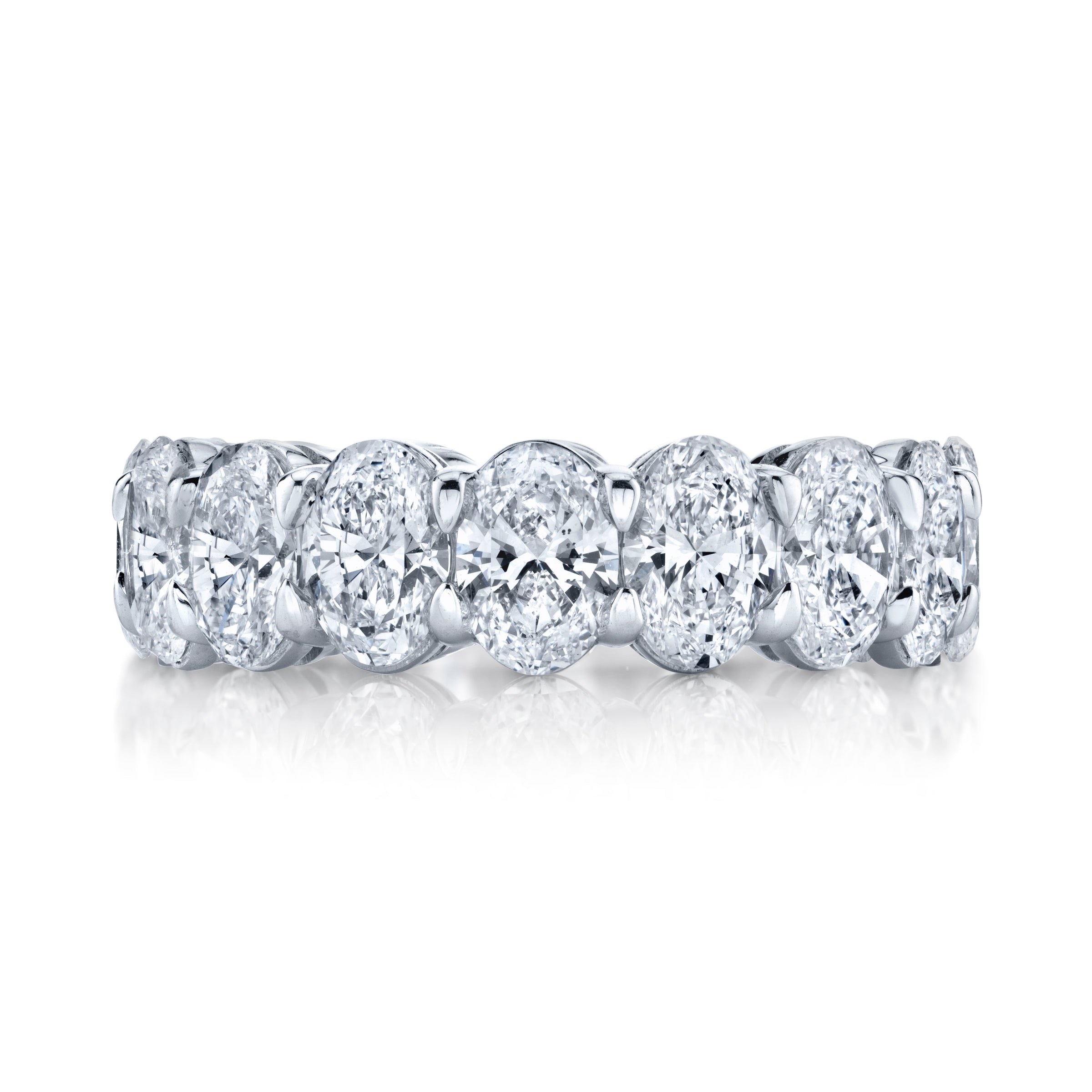 Oval Diamond Eternity Band