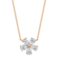 Petite Pear Shape Floret Pendant