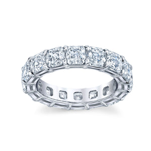 Asscher Diamond Eternity Band