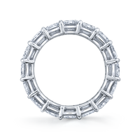 Emerald Cut Diamond Eternity Band