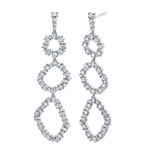 Emerald-cut diamonds